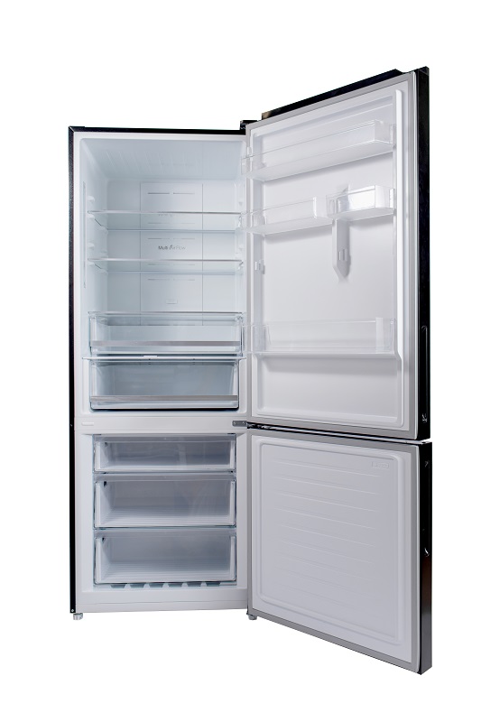 9141913 Холодильник с морозильником   HOLBERG HRB 4321NDGBi черный STDN-0035800 - Вид №1