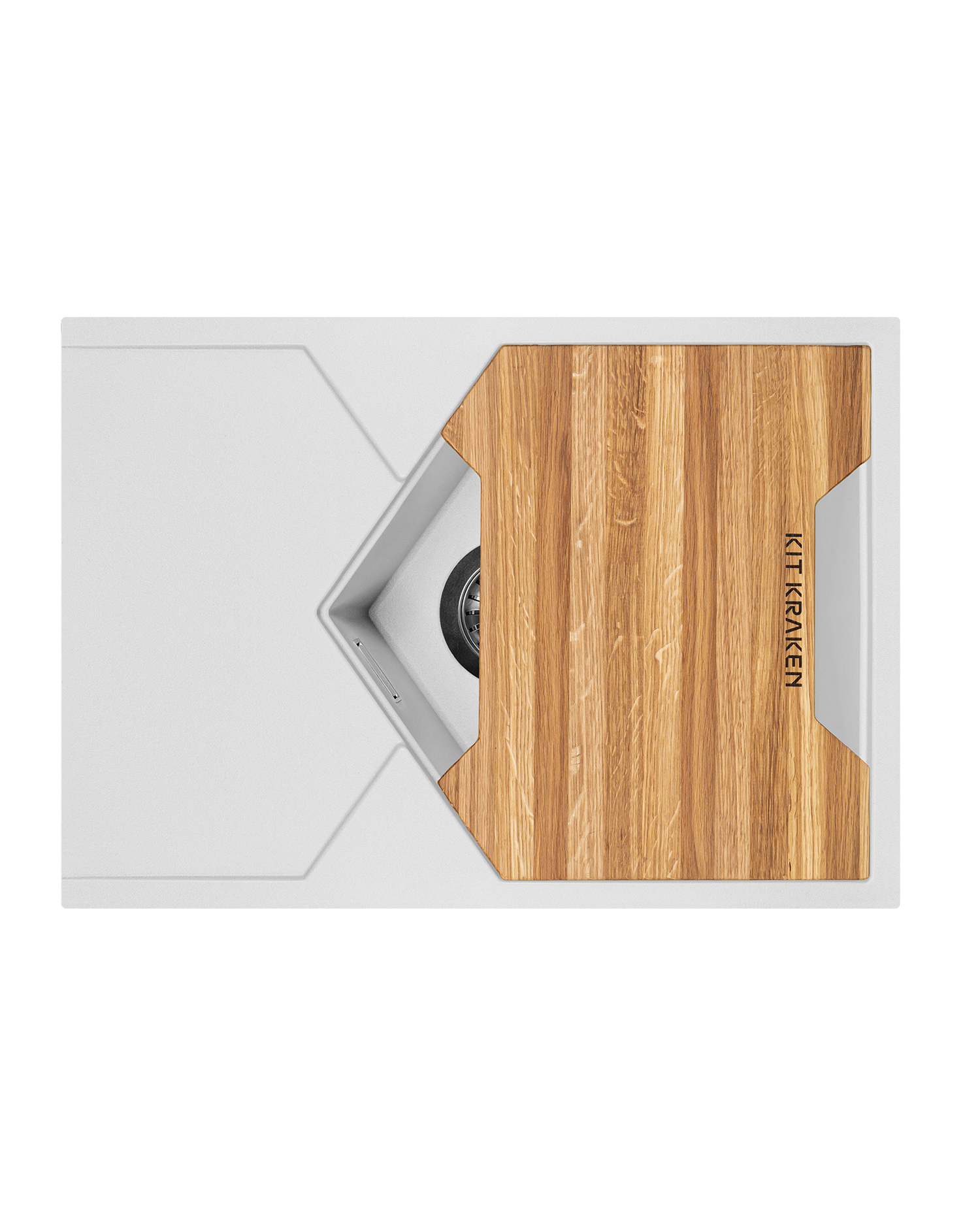 Кухонная мойка Kit Kraken Sea 45 White  - Вид №1