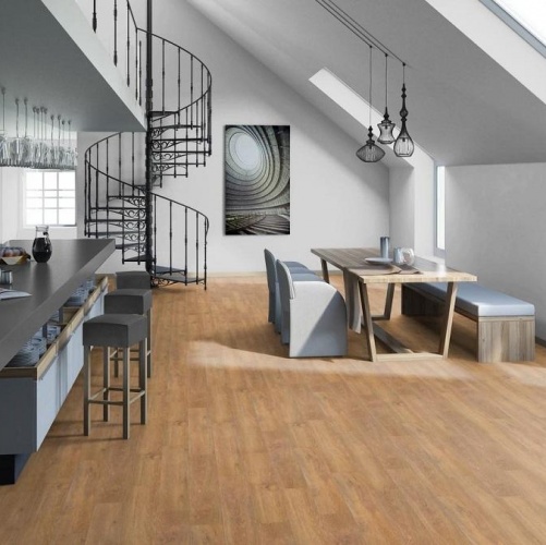 Виниловый ламинат Tarkett Lounge Ibiza Дуб с брашью (Текстурированная) 914,4х152,4/101,6 мм 1000901228 - Вид №9