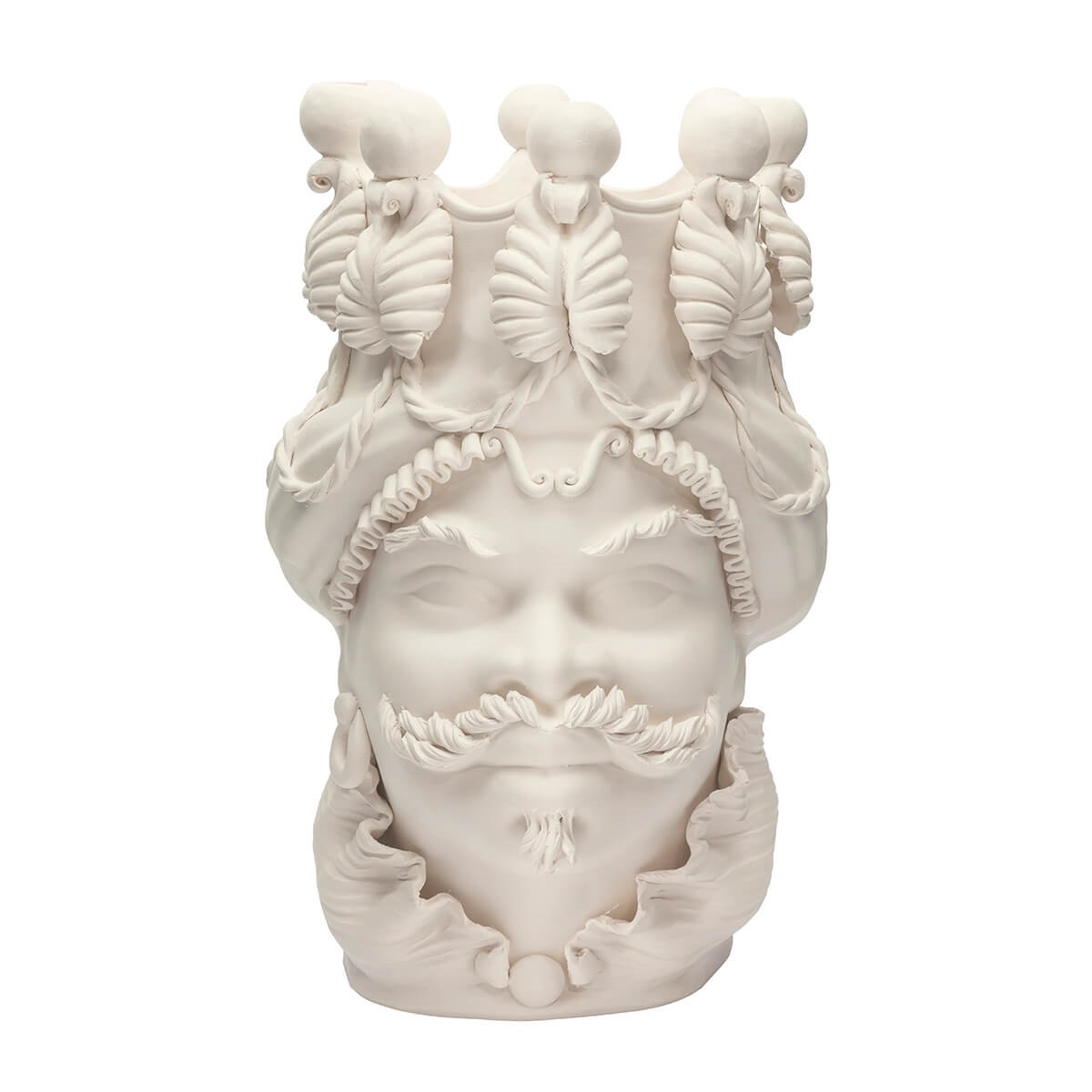 200838-86 ABHIKA ВАЗА МУЖСКАЯ MORO С ПОДСВЕЧНИКОМ DARK GREEN  - Вид №3