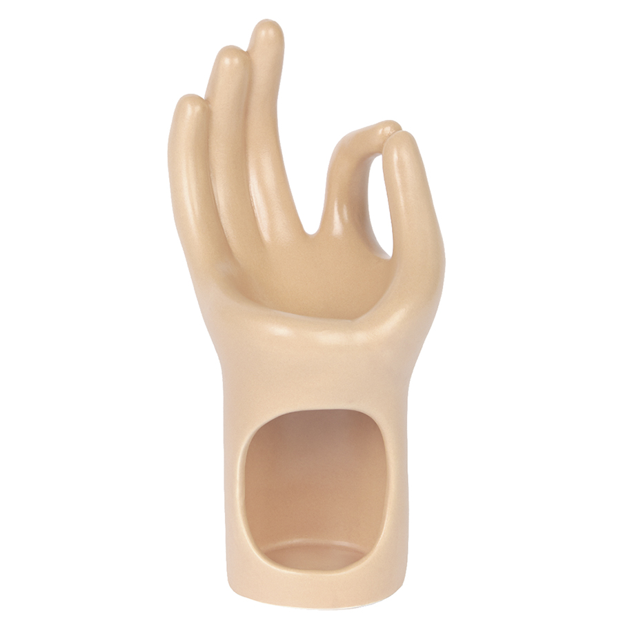 DYOMMEDHA Подсвечник om meditation hand Doiy 