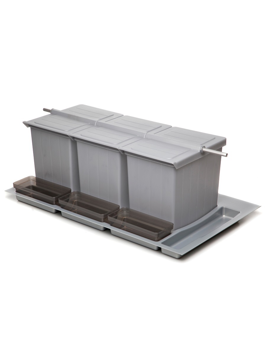 Система сортировки мусора Omega Top 900/47 Metallic Grey NAVAKO 10139