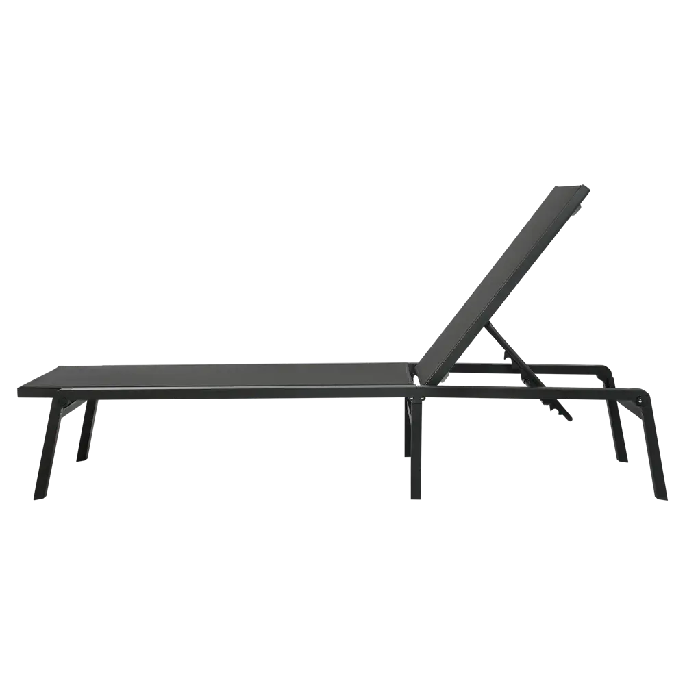 Шезлонг BEGINIA Kreo 191x60x30.5 см алюминий серый STLM-2079858 - Вид №16