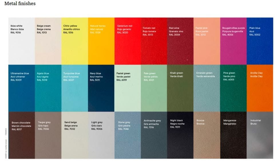 Стальной садовый стул с подставкой для ног iSimar Menorca ARCH-00013678 - Вид №3