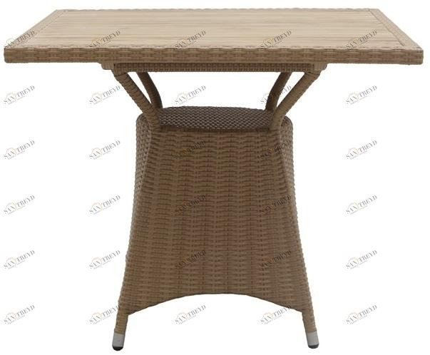 Il Giardino di Legno Квадратный садовый стол из синтетического волокна Waikiki 4409