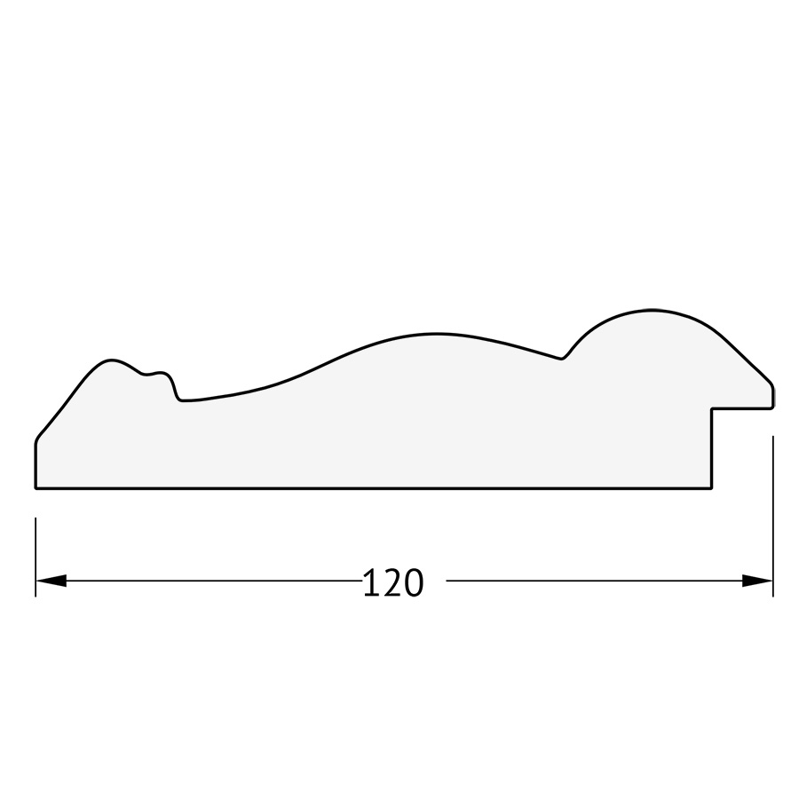 BY 4171 Зеркало с гравировкой в багетной раме - состаренная бронза с орнаментом 120 mm EVOFORM Exclusive-G - Вид №4