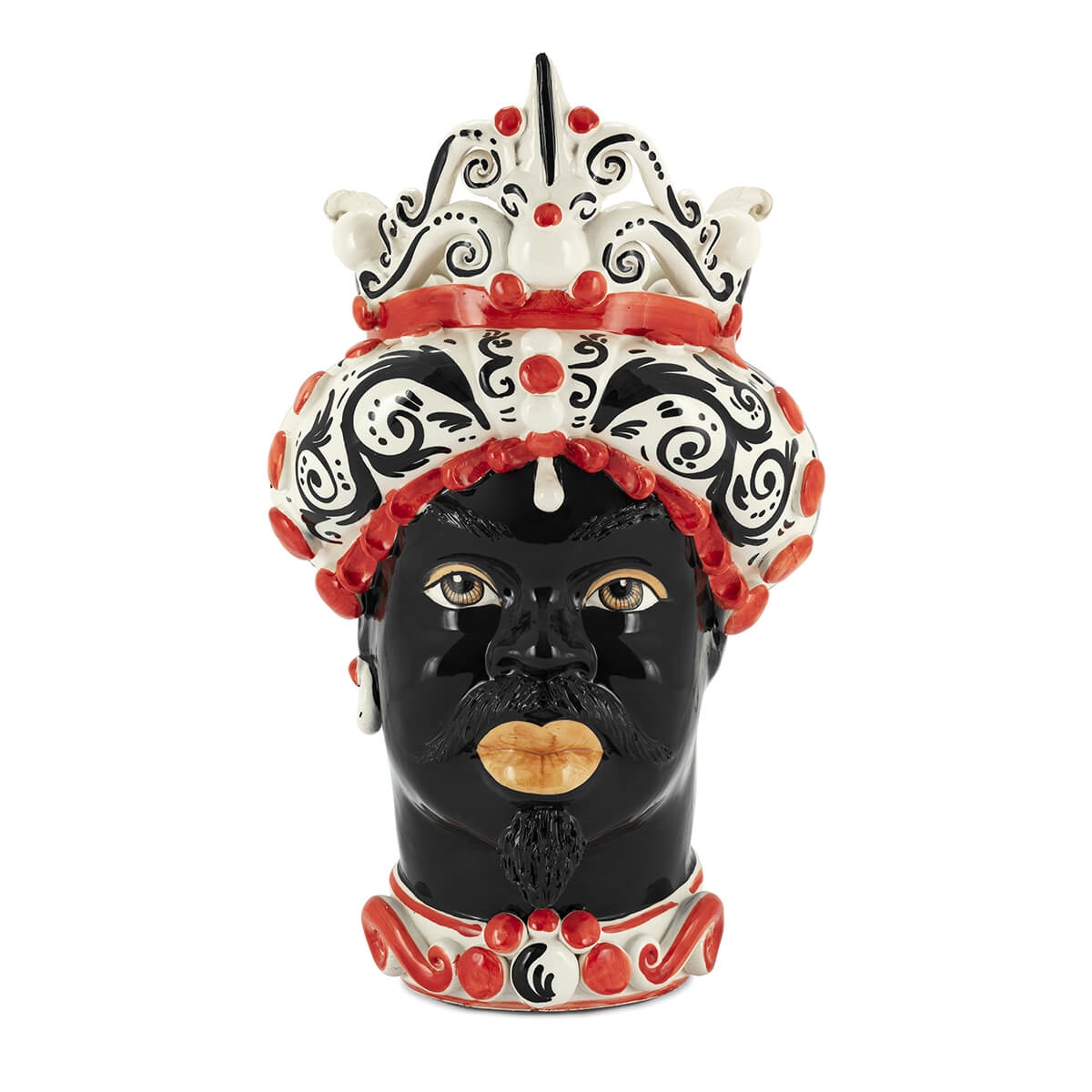200657-90 ABHIKA ВАЗА МУЖСКАЯ МУЖСКАЯ СРЕДНЯЯ BLACK  - Вид №5