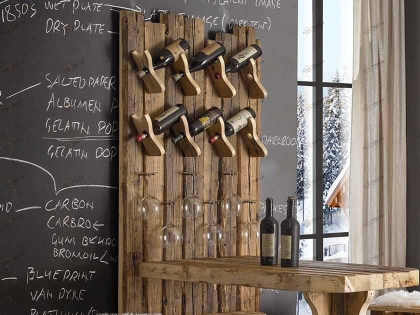 Arvestyle Настенный держатель для бутылок из дерева Leone As-1908