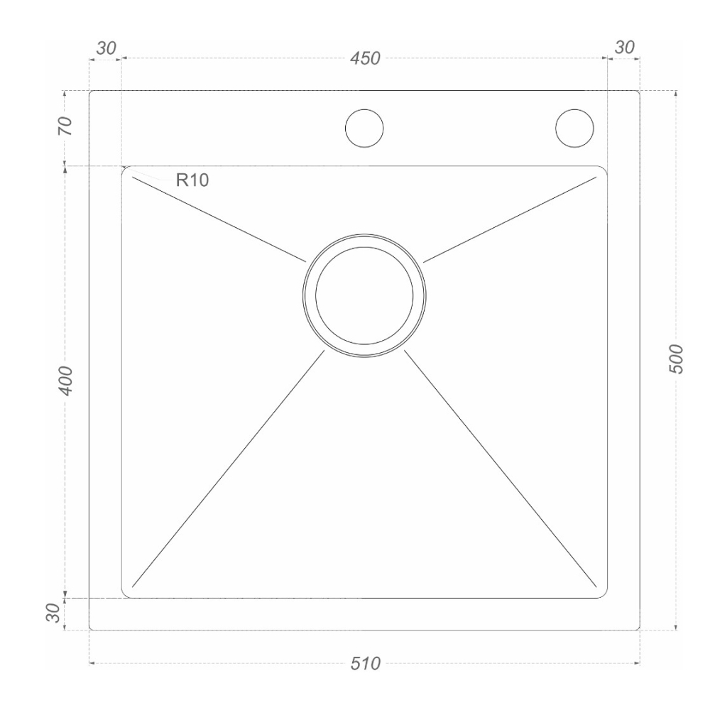 Кухонные мойки Eco Marino SMV-510.B SEAMAN  - Вид №1