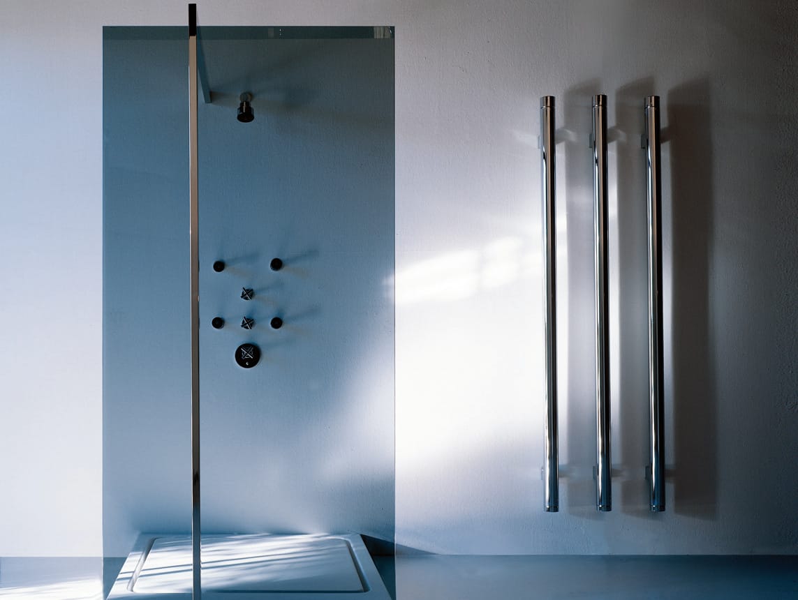 Настенный хромированный латунный вертикальный полотенцесушитель Tubes Elements ARCH-00117481