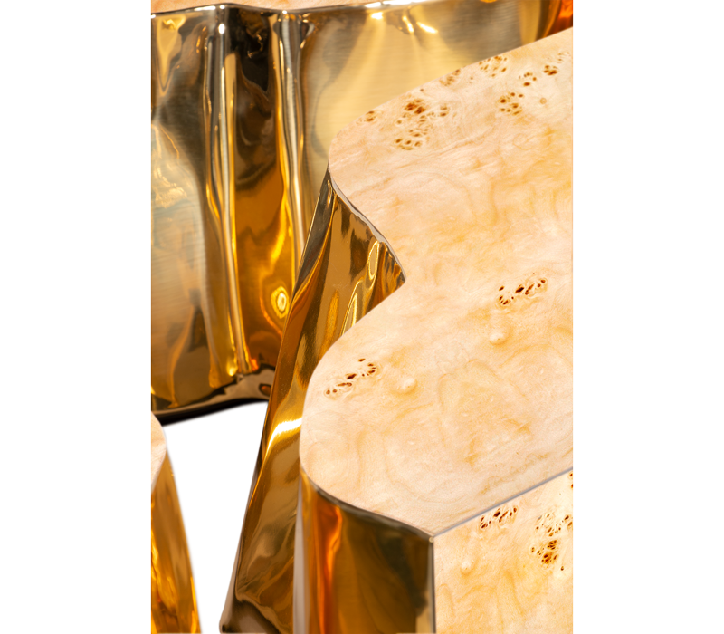 0-097 Центральный стол из тополя Lapiaz Boca Do Lobo  - Вид №2