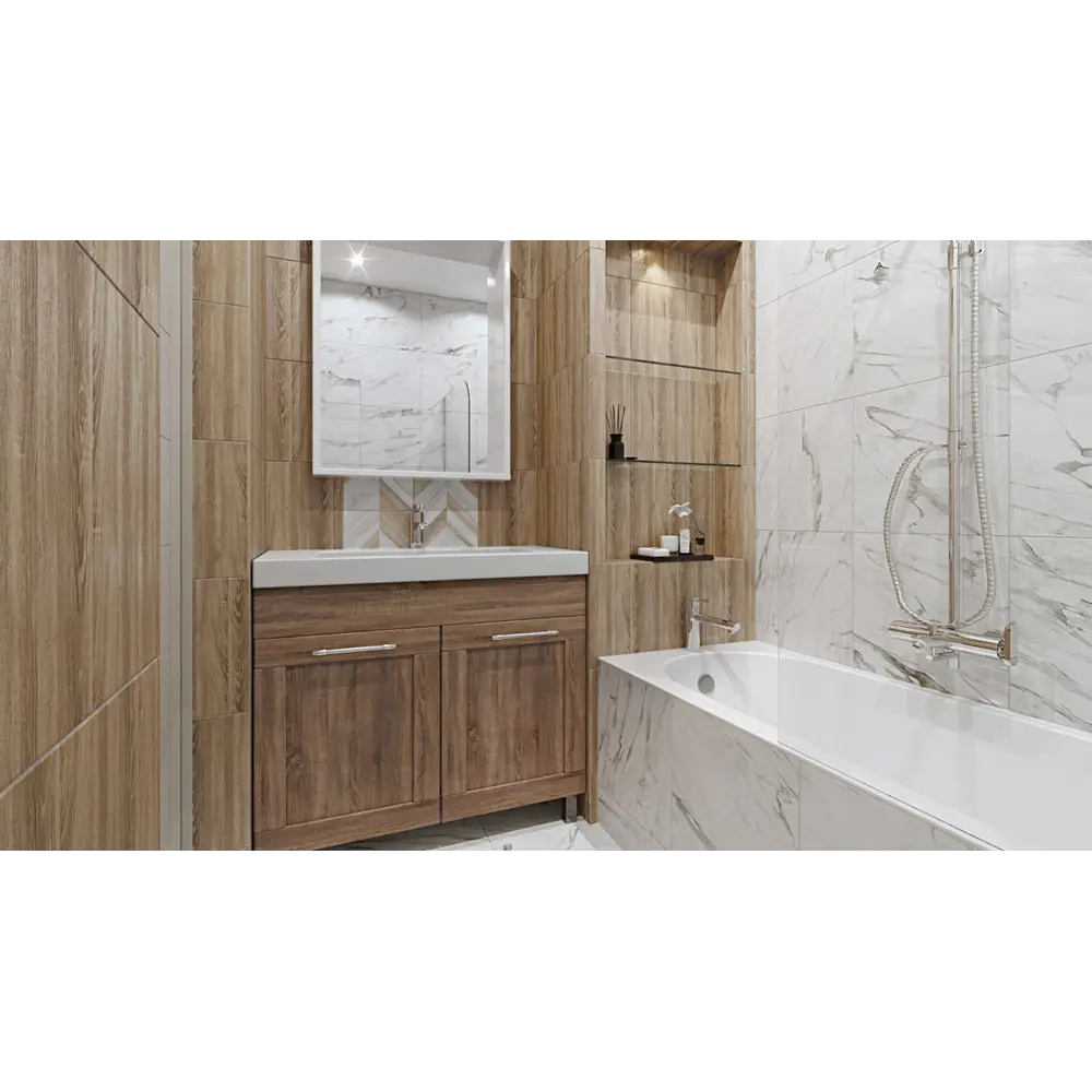 SANITA LUXE Fest — фарфоровая раковина для тумбы Клио-М 80 81931485 STLM-1000412 - Вид №3