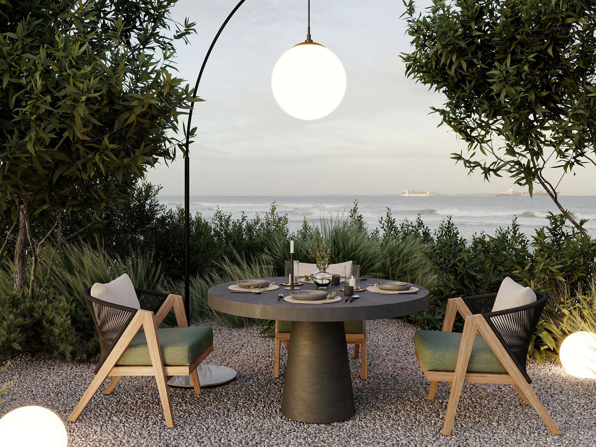 ТИК мягкий садовый стул с подлокотниками Walters Arbor ARCH-00065035 - Вид №4