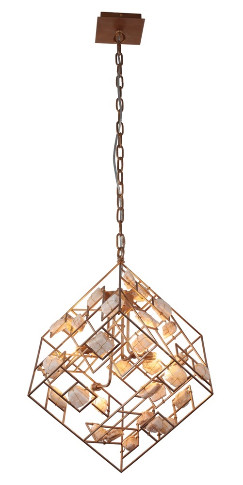 Дизайнерский подвесной светильник Crystal Lux Diego SP4 Gold CRYSTAL LUX ДИЗАЙНЕРСКИЕ, DIEGO 102837 Золотой  - Вид №2
