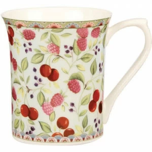 Кружка из костяного фарфора 220 мл бежевая "Лето" CHURCHILL ЦВЕТЫ 00-3952079 Бежевый