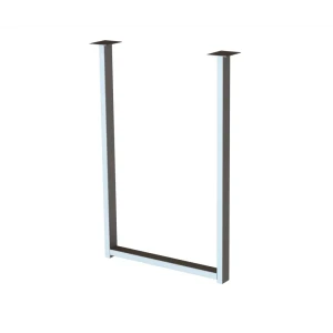 Подстолье для рабочей поверхности Лофт 85 см металл цвет белый