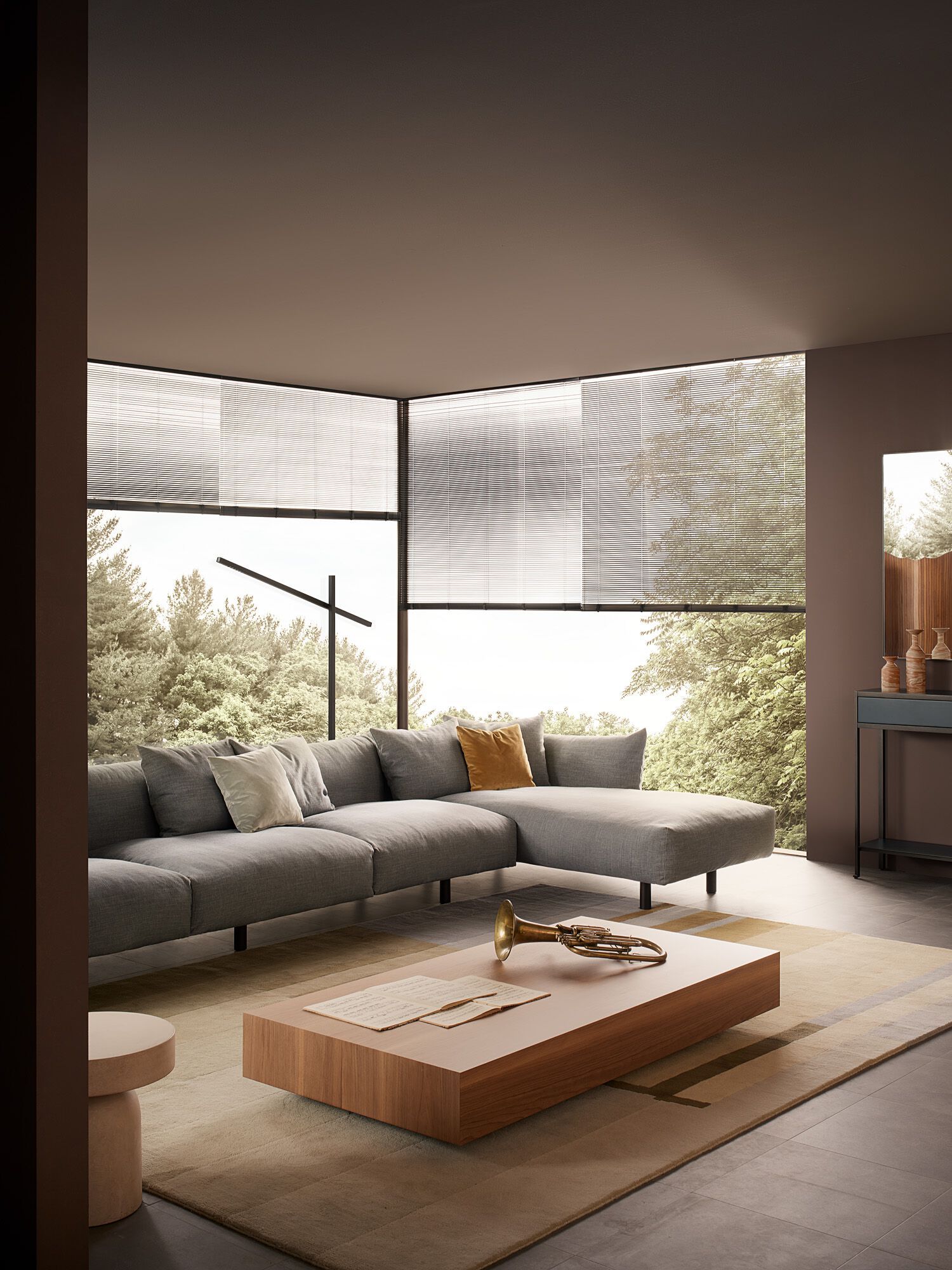 Диван из переработанной ткани Lema слоеный ARCH-00097187 - Вид №4