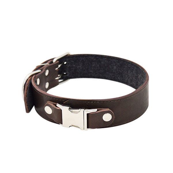 ПР0048291 Ошейник для собак Fast Line быстросъемный 45мм 70см коричневый ZOOEXPRESS 