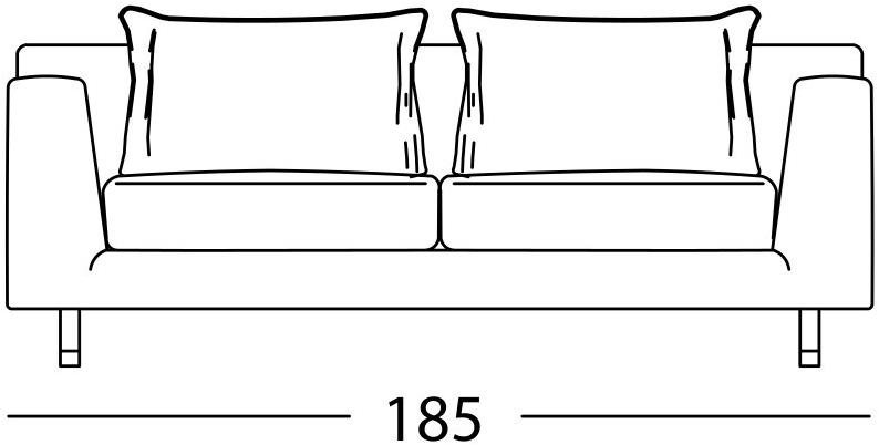 Marac 2-х местный тканевый диван со съемным чехлом sun-id-1432475 - Вид №4