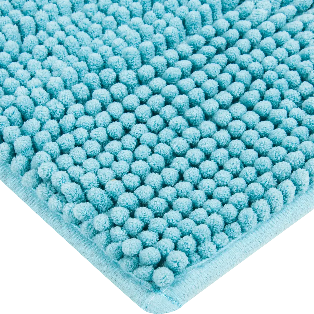 Коврик для ванной SWENSA Merci - мягкий комфорт в темно-голубом цвете 82345847 STLM-0025023 - Вид №1