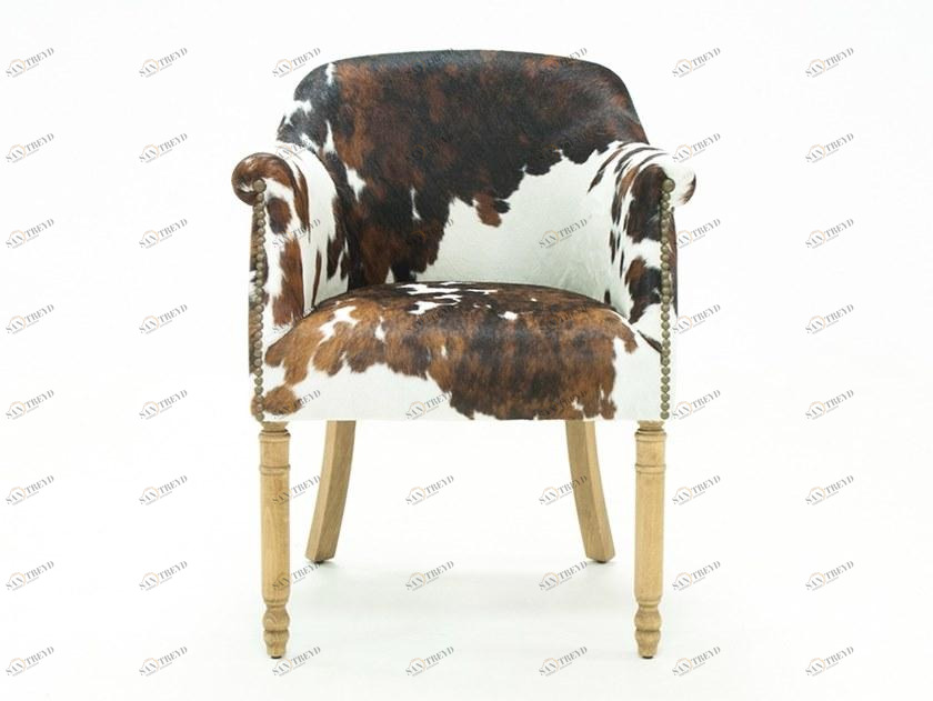 CREARTE COLLECTIONS Стул из коровьей кожи с подлокотниками Paris crearte 71