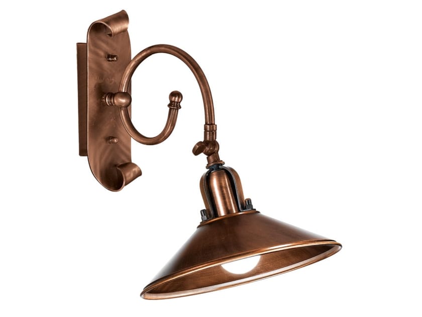 Регулируемый настенный светильник из латуни с фиксированным кронштейном Cremasco Illuminazione Венецианская традиция ARCH-00132297