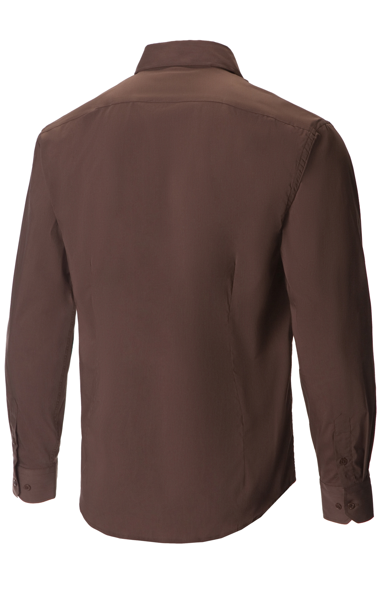 62452 Рубашка мужская  chocolate El-Risto  Корпоративная одежда  размер 41/170-176  - Вид №1