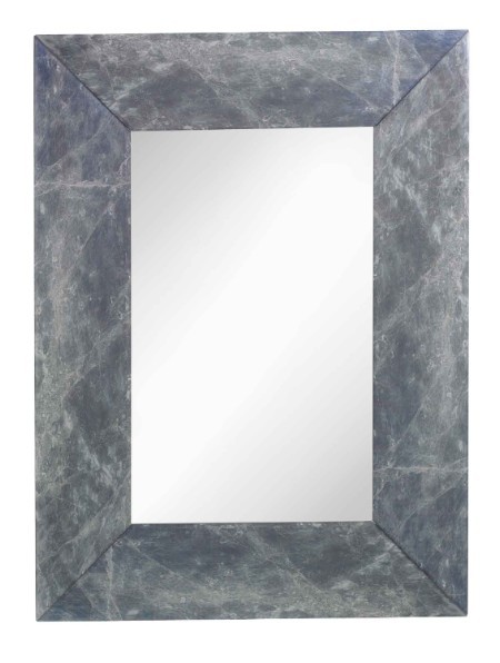 Зеркало прямоугольное настенное серое Gratia PUSHA ДИЗАЙНЕРСКИЕ 062597 Серый  - Вид №1