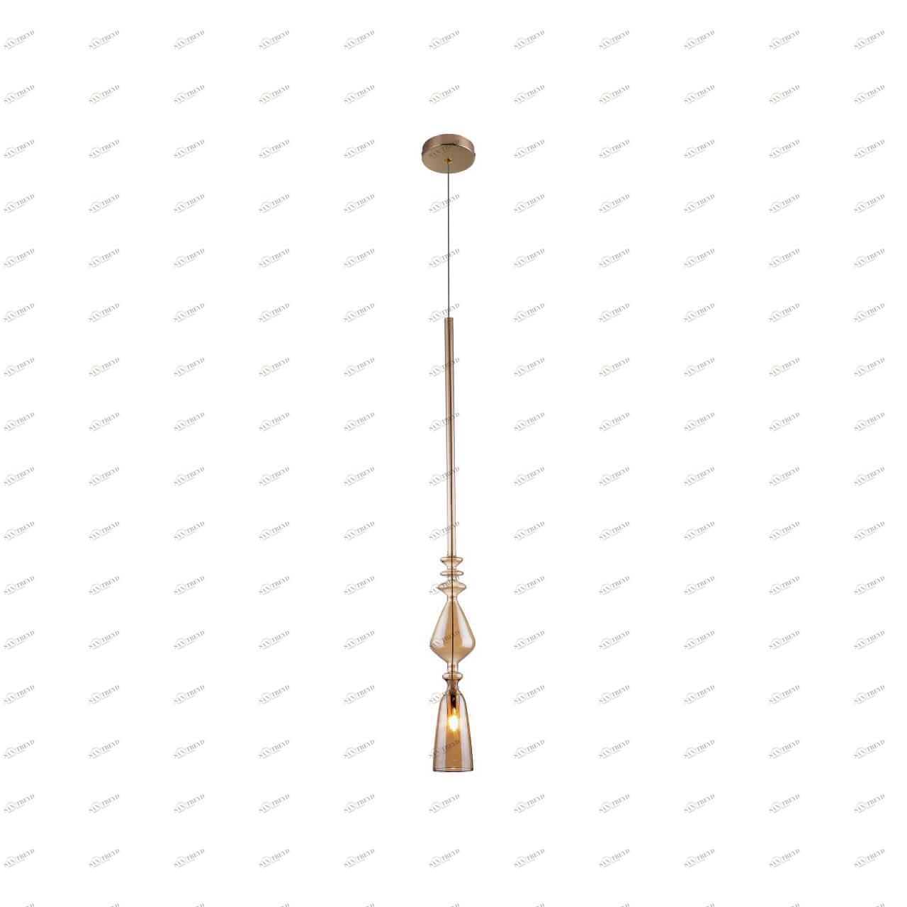 Подвесной светильник Crystal Lux Lux New SP1 B Amber CRYSTAL LUX LUX NEW 275736 Янтарный 