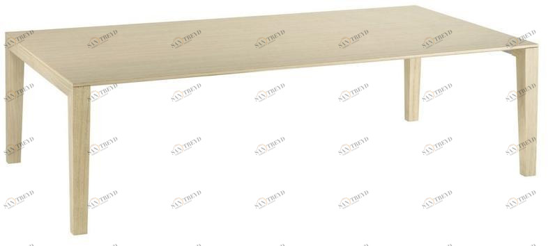 Brunner Низкий прямоугольный деревянный журнальный столик Collar sun-id-1497024