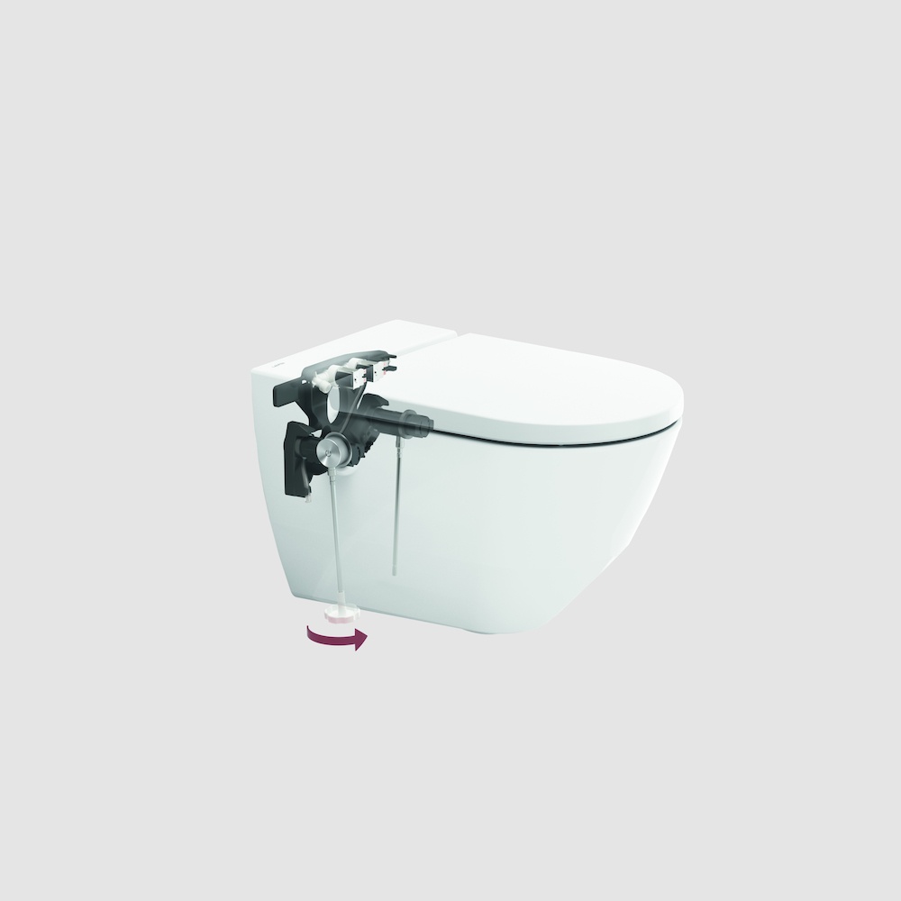 H8206017577171 Подвесной унитаз-биде, безободковый rimless, включает в комплект съемное сиденье с крышкой с механизмом "мягкое закрывание" LAUFEN PRO - Вид №28