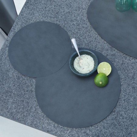 981555 CLOUD anthracite подставка под горячее круглая, диаметр 24/30 см, набор 2шт;LIND DNA - Вид №1