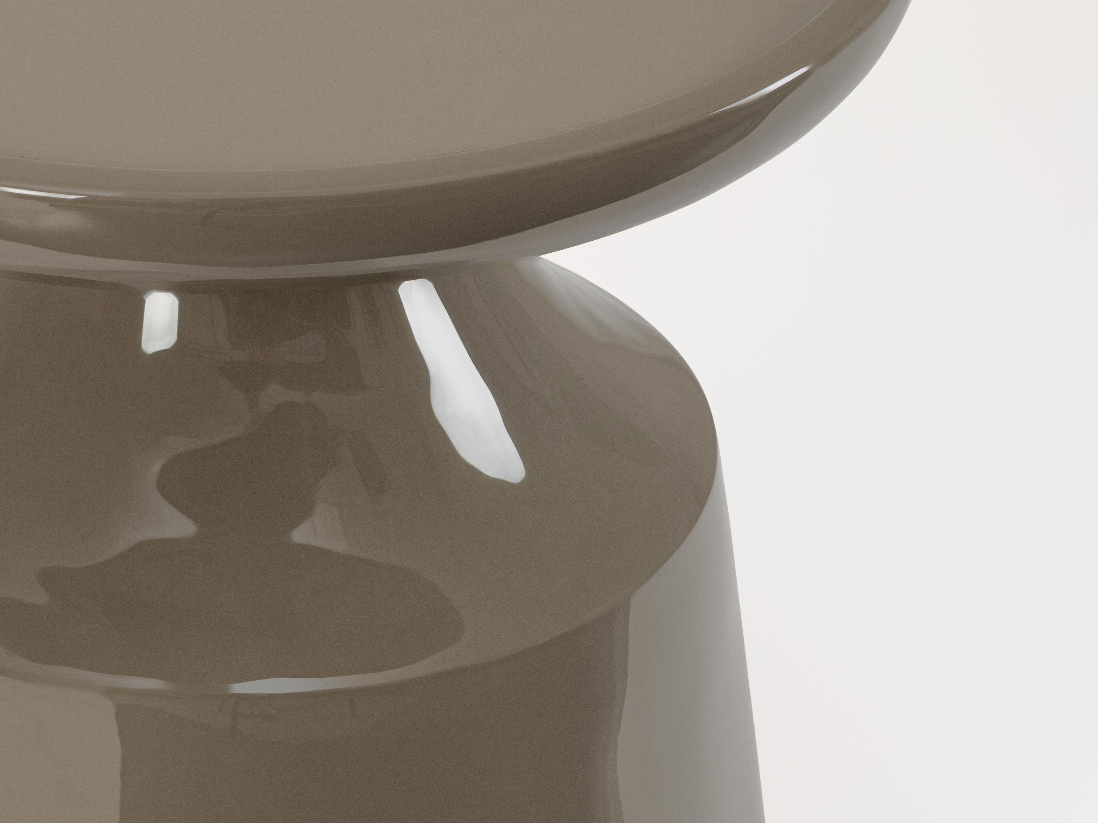 Круглый журнальный столик из МДФ BIZZOTTO Otilia ARCH-00086173 - Вид №4