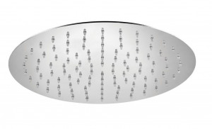 IM883 / 30RPR ø 300 мм. стальная круглая душевая лейка. Предохранительный клапан из известняка. Bongio Wellness