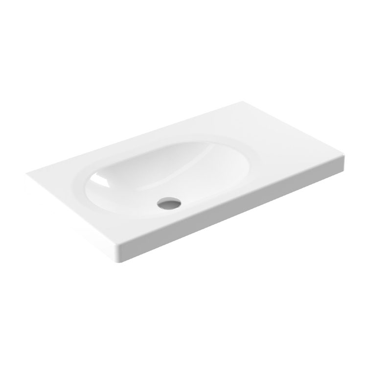 Sp35  SP35 Умывальник мебельный с сапфировым стеклом 80x46см Eca 