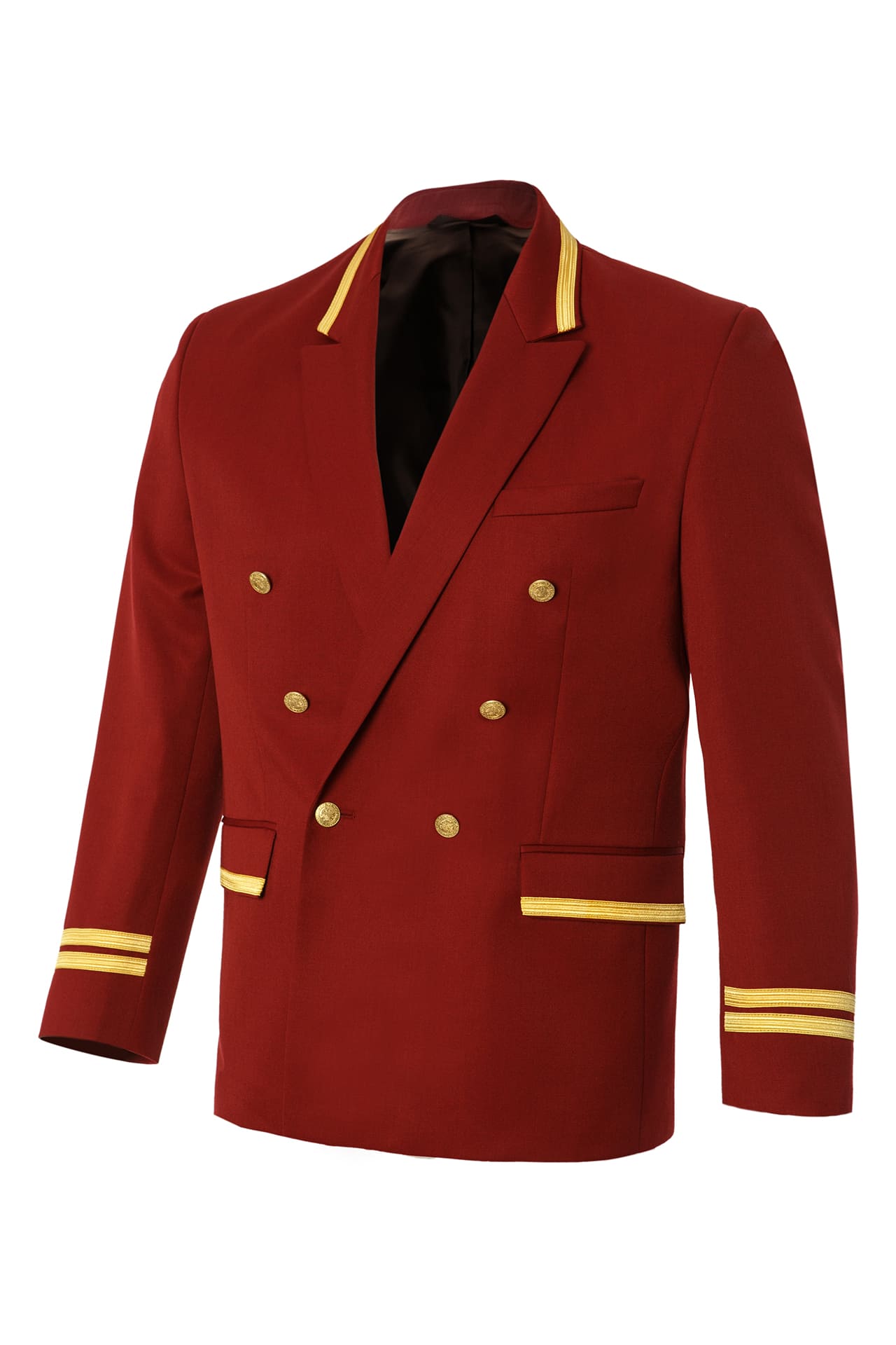 69799 Пиджак двубортный  Швейцар bordeaux El-Risto  Бренд "El-Risto" (Эль Ристо), каталог товаров размер 56/176 