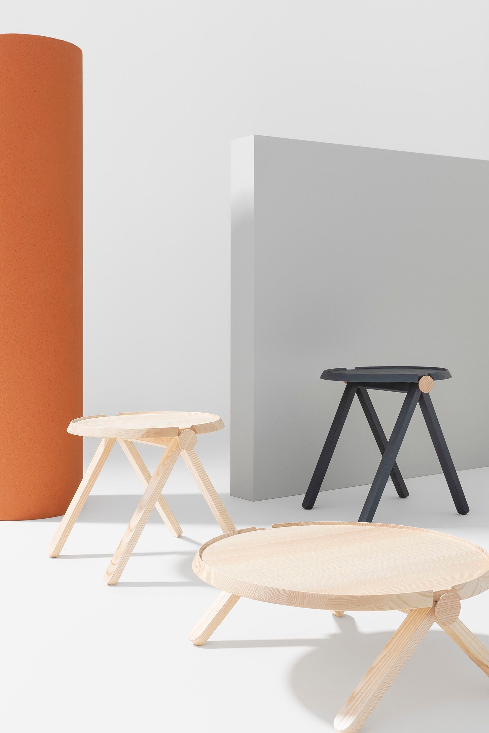 Низкий круглый журнальный столик из ясеня Billiani Lilliput ARCH-00026609 - Вид №2