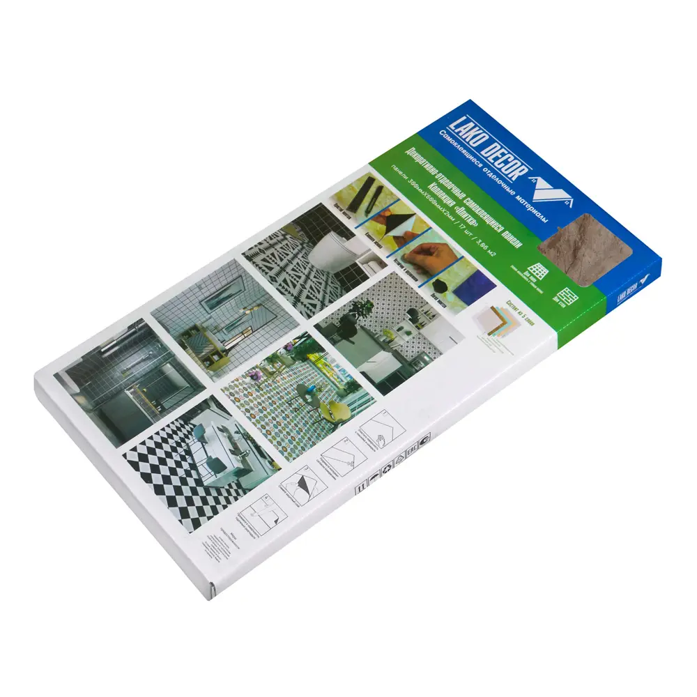 LAKO DECOR Самоклеящиеся панели Коричневый мрамор для стен и пола 87289084 STLM-0073647 - Вид №9