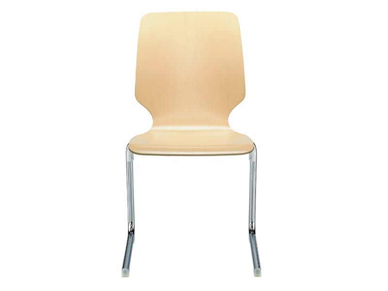 Деревянный шпон консольный штабелируемый стул Brunner ARCH-00079271 - Вид №12