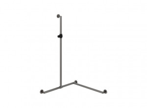 900.35.30960 Поручень для душа с выдвижным держателем для душа HEWI Greifen