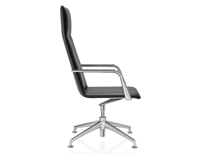 4-спицевое кожаное офисное кресло с подлокотниками Brunner FINASOFT ARCH-00025675