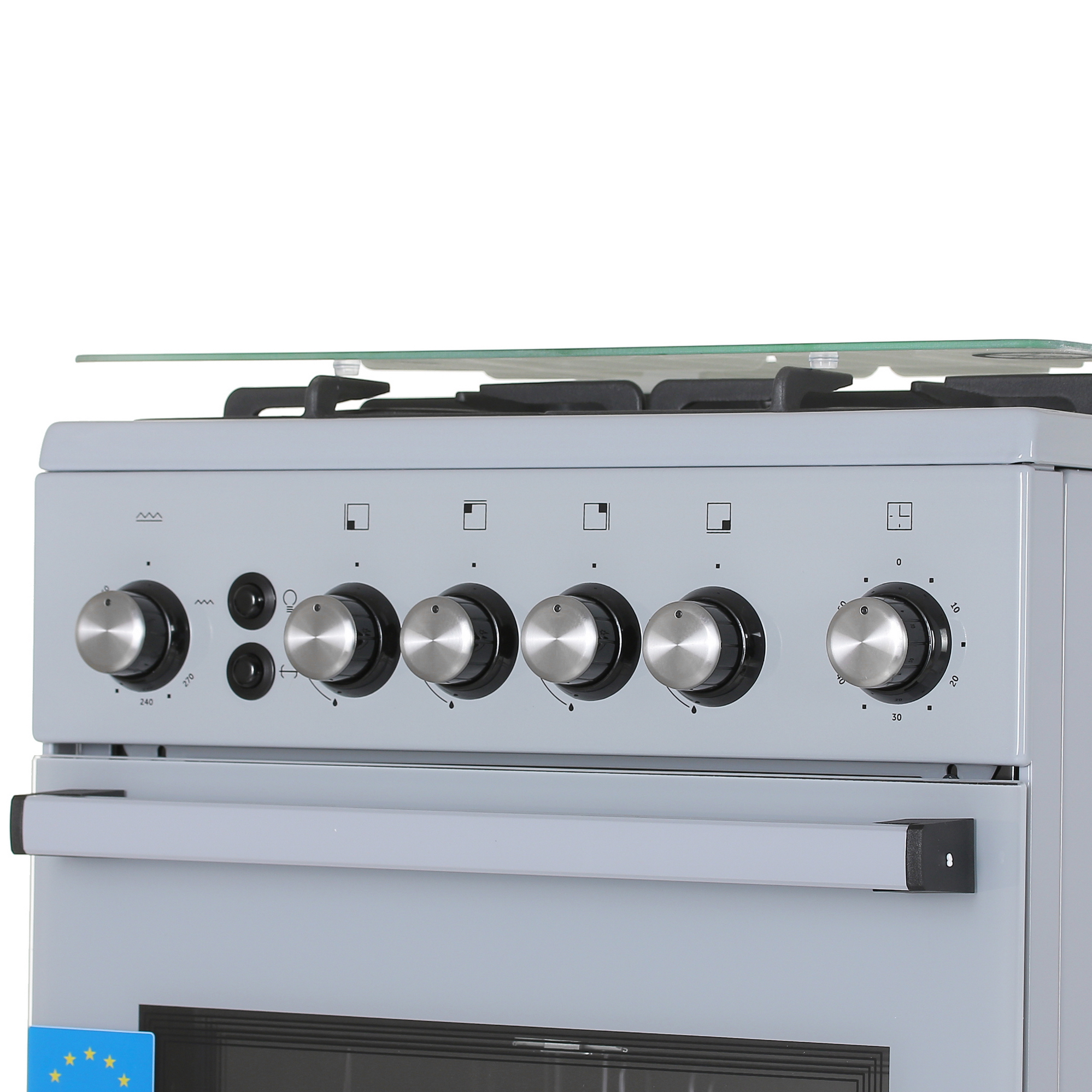 5366333 Газовая плита De Luxe 5040.40Г (кр) ЧР-012 серый STDN-0101430 - Вид №3