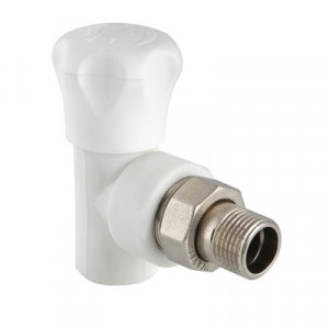 VTp.718.V.02004 Клапан полипропиленовый со сгоном угловой Valtec 20 мм х 1/2"