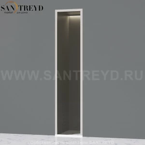 Effegibi FIT 50 Стеклянная панель с профилем из алюминия. Размеры: длина 50 см, высота 210 см HF10010001