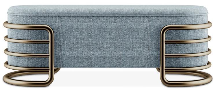 Porustudio Мягкая скамья из ткани Eero sun-id-1470572 - Вид №3