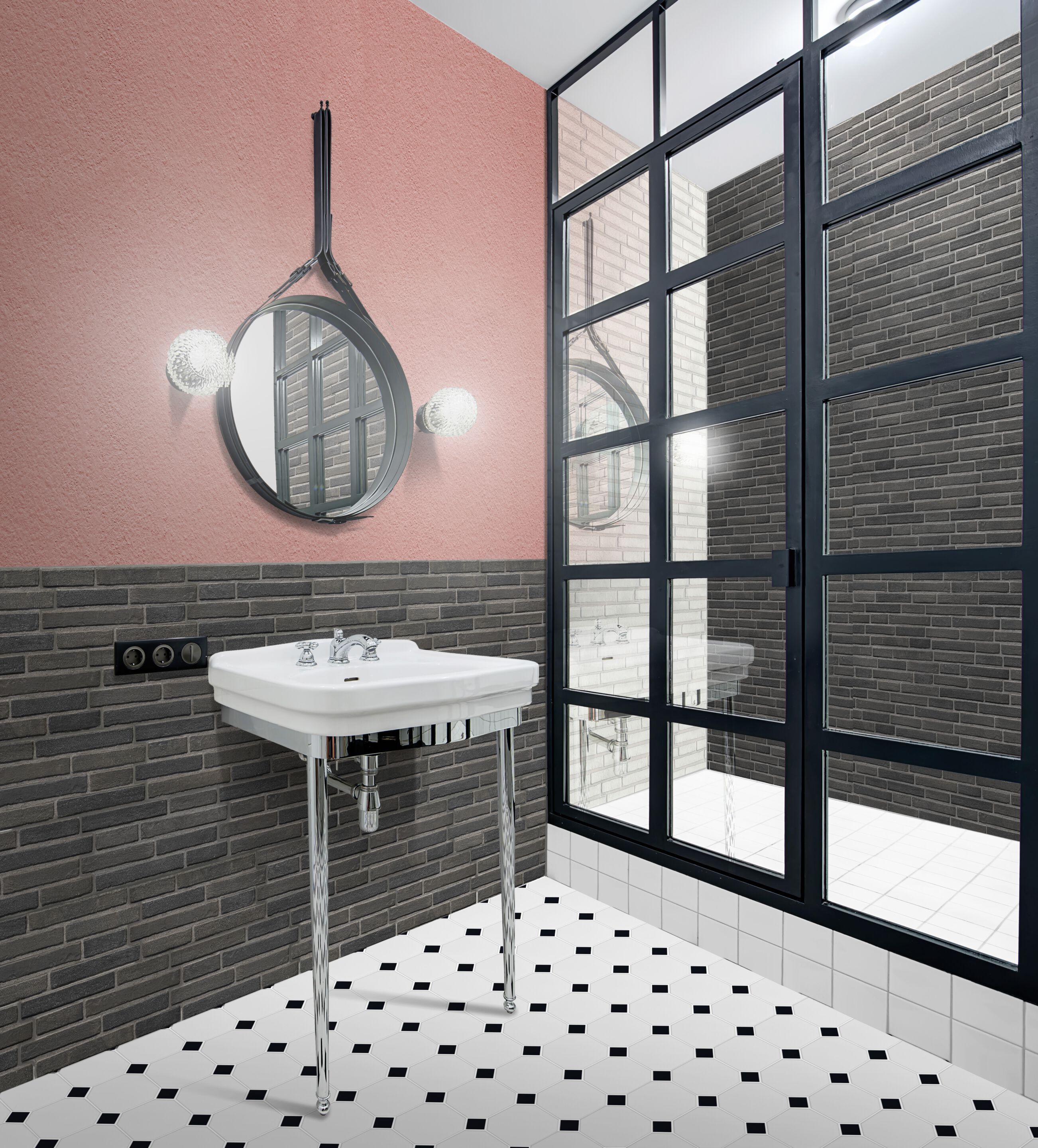 Керамогранит с эффектом кирпича KERADOM URBAN ARCH-00081356 - Вид №6