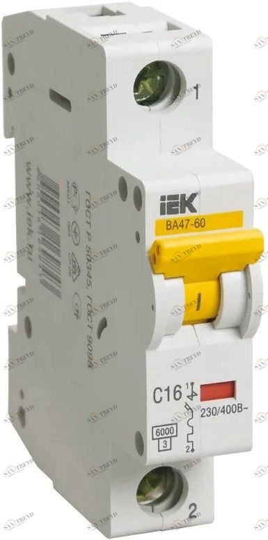 Автоматический выключатель ВА47-29 1Р 50А IEK 7416