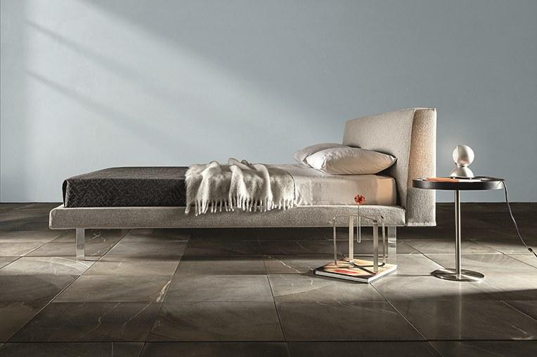 Vibieffe Кровать с обивкой из ткани или кожи sun-id-1508309 - Вид №2