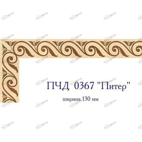 Художественный паркет Da Vinci Паркетный Бордюр 26-054 Орех Европейский (Грецкий) Селект (Гладкая) х мм 26011054