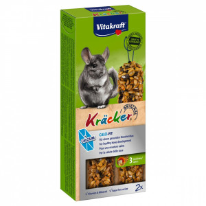 Т00009839 Лакомство для грызунов Крекеры для шиншилл с кальцием (2шт.уп) VITAKRAFT